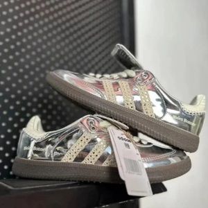Adidas Samba Wales Bonner Silver sneakers size 6